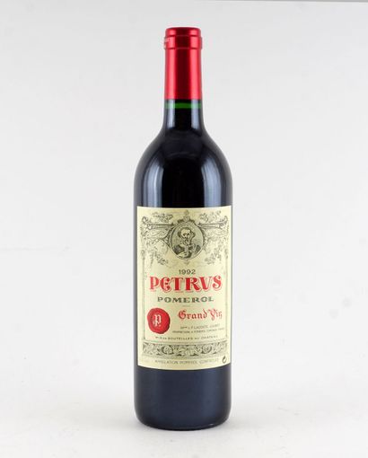 null Pétrus 1992

Pomerol Appellation Contrôlée

Niveau A

1 bouteille