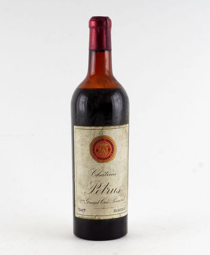 null Château Pétrus 1947

Pomerol Appellation Contrôlée

Niveau bas

1 bouteille