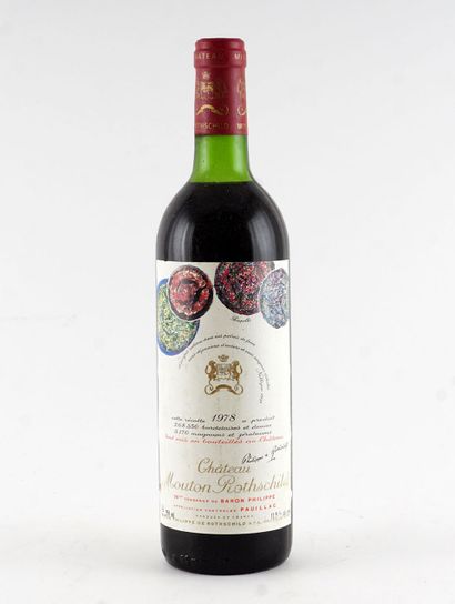 null Château Mouton Rothschild 1978 - 1 bouteille