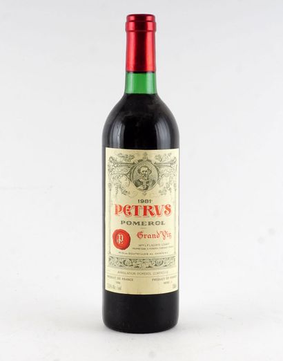 null Pétrus 1981

Pomerol Appellation Contrôlée

Niveau B

1 bouteille