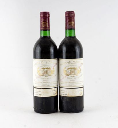 null Château Margaux 1981 - 2 bouteilles