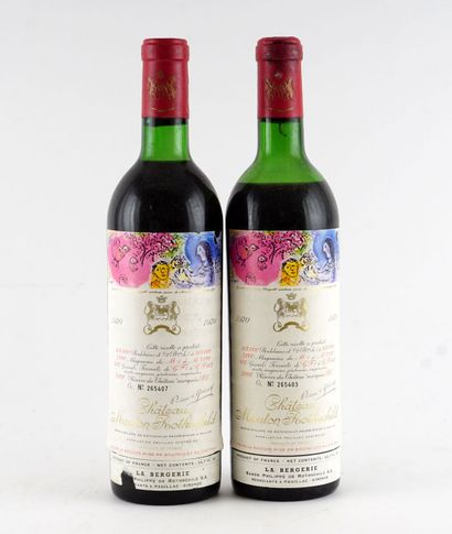 null Château Mouton Rothschild 1970 - 2 bouteilles