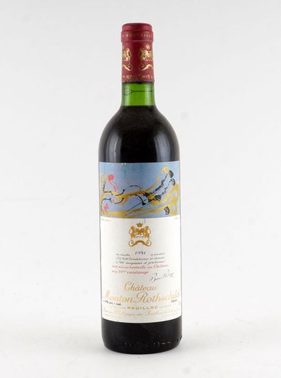 null Château Mouton Rothschild 1981 - 1 bouteille