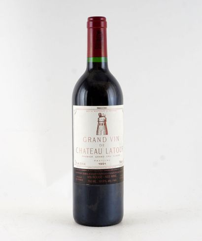 null Château Latour 1991

Pauillac Appellation Contrôlée

Niveau A

1 bouteille