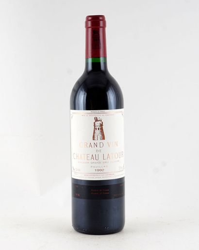 null Château Latour 1992

Pauillac Appellation Contrôlée

Niveau A

1 bouteille