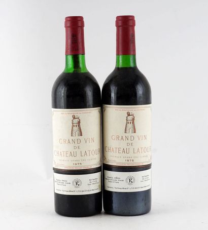 null Château Latour 1975 - 2 bouteilles