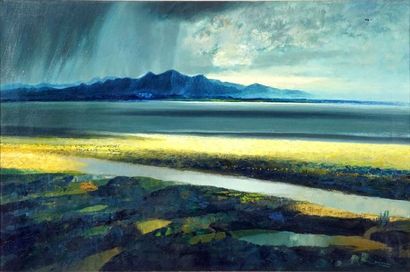 null O'NEILL, Daniel (1920-1974)

"Landscape, Kerry"

Oil on canvas

Signed on the...