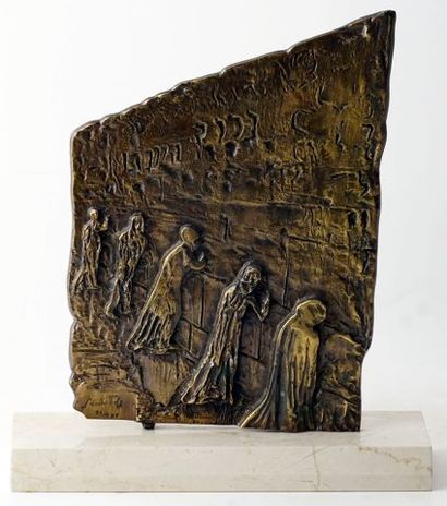 null DALI, Salvador (1904-1989)

The Wailing Wall

Bronze low relief

Signed and...