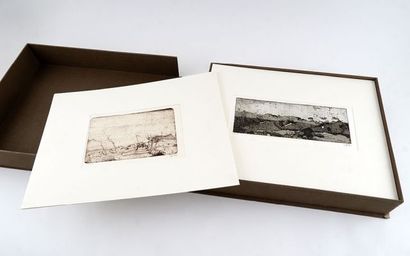 null JANSSEN, Horst (1929-1995)

Froschland (Frog Land)

Set of 44 etchings in a...