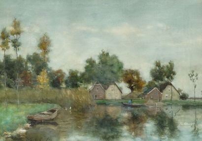 null WEISSENBRUCH, Willem Johannes (1864-1941)

Au bord de l'eau

Aquarelle

Signée...