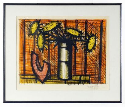 null BUFFET, Bernard (1928-1999) 

Tournesol et Melon

Lithographie 

Signée en bas...