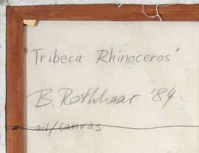 null ROTHHAAR, Bärbel (1957-)

"Tribeca Rhinoceros"

Oil on canvas - Diptych

Signed,...