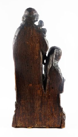 null Rare and fine 16th century wooden sculpture.

Saint John the Apostle and evangelist...