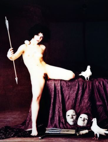 LERICHE, Dany (1951-) 
Nude with arrow 
Cibachrome...