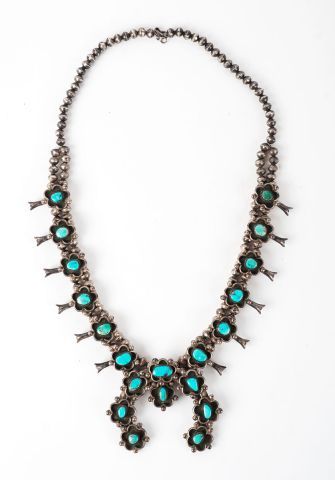 null COLLIER ETHNIQUE ARGENT TURQUOISE / ETHNIC NECKLACE SILVER TURQUOISE

Collier...