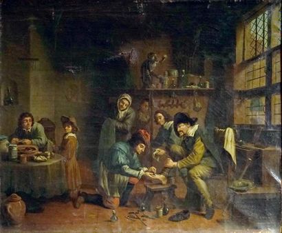 null HOREMANS, Jan Jozef I (1682-1752/59)

"Le barbier-chirurgien"

Huile sur toile

Signée...