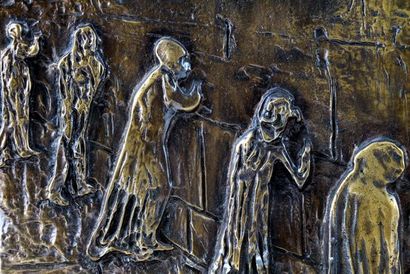  DALI, Salvador (1904-1989) 
The Wailing Wall 
Bronze low relief 
Signed and numbered...