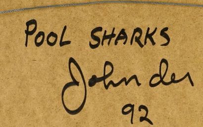 null DER, John Frédéric (1926-1996)

"Pool sharks" 

Huile sur panneau 

Signée en...