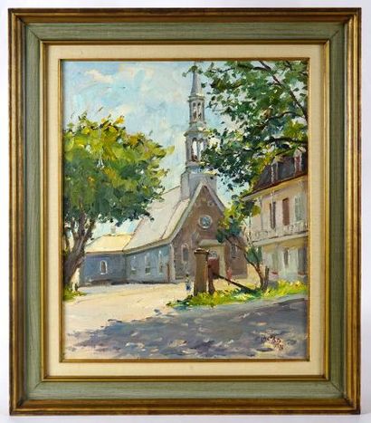 null IACURTO, Francesco (1908-2001)

"Église de Beaumont près de Québec"

Huile sur...
