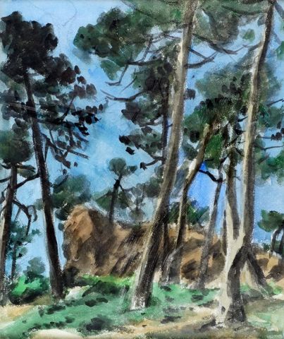 null ROBERTS, William Goodridge (1904-1974)

"Pines, Georgian Bay"

Watercolour

Titled...