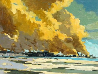 YUZBASIYAN, Arto (1948-)

Industrial harbour

Oil...
