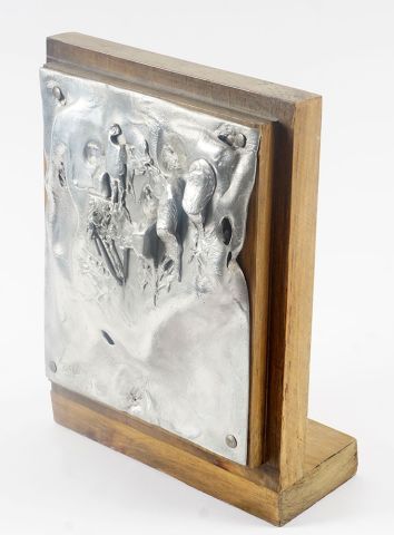 null HUET, Jacques (1932-)

Untitled

Metal low relief set on wood

Signed and dated...