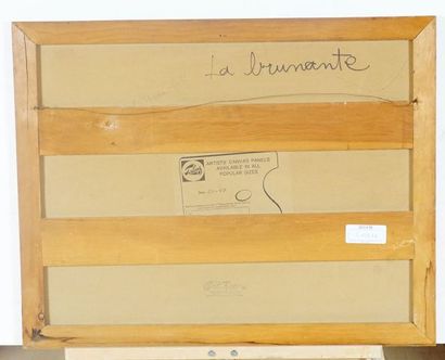null SCALABRINI, Rita (1919-1999)

"La brunante"

Oil on canvas board

Signed and...