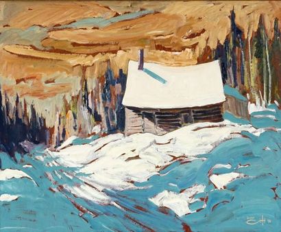 null CÔTÉ, Bruno (1940-2010)

"Chaleur d'hiver"

Oil on masonite

Signed and dated...