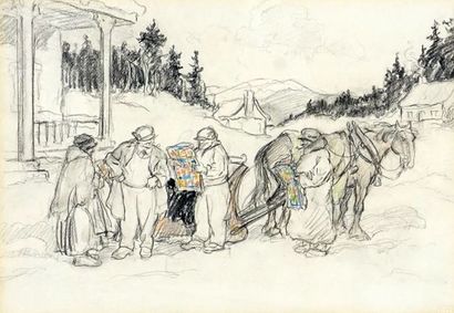 null CARON, Paul Archibald (1874-1941)

"Près de Baie-St-Paul"

Drawing

Titled and...