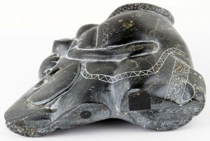 null MEEKO, Lucy (1929-2004)

Mother and child

Sculpted soapstone

Signature, disk...