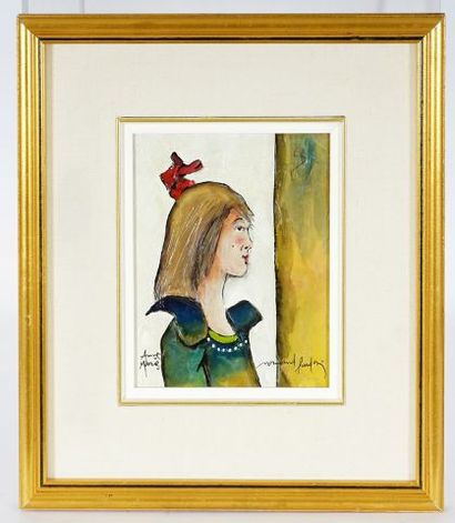 null HUDON, Normand (1929-1997)

"Anne-Marie"

Oil on masonite

Signed on the lower...