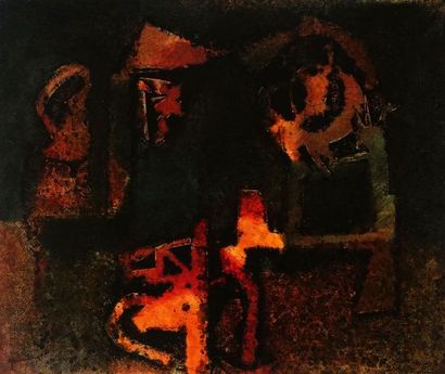 null TREMBLAY, Gérard (1928-1992)

"Le moulin à paroles" 

Oil on canvas

Signed...