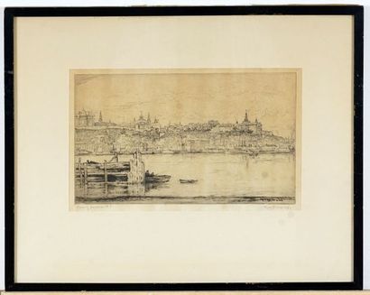 null PILOT, Robert Wakeham (1898-1967) 

"Quebec from Levis P1" 

Etching

Signed...