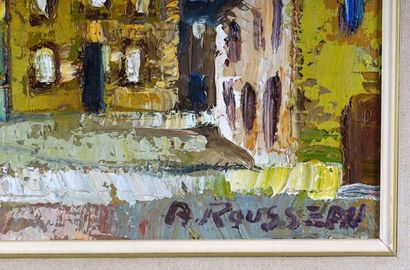 null ROUSSEAU, Albert (1908-1982)

"Locronon, Bretagne"

Oil on canvas

Signed on...