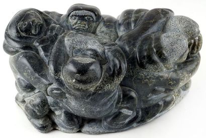 null ECHALOOK, Lucassie (1942-)

Maelstom of characters

Sculpted soapstone



Provenance:

Collection...