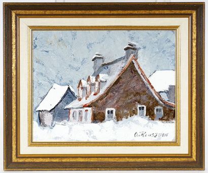 null ROUSSEAU, Albert (1908-1982)

"Maison québécoise"

Huile sur toile

Signée en...