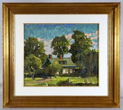 null AYOTTE, Léo (1909-1976)

"Paysage"

Oil on canvas

Signed and dated pn the lower...
