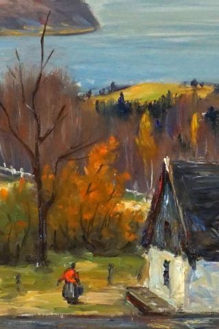 null GARSIDE, Thomas (1906-1980)

"Autumn, Baie St.Paul, Que"

Oil on canvas

Signed...
