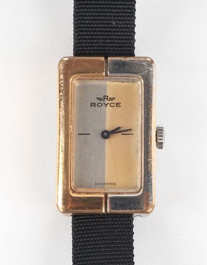 null ROYCE

Royce watch yellow and white gold plated, rectangular case, two-color...