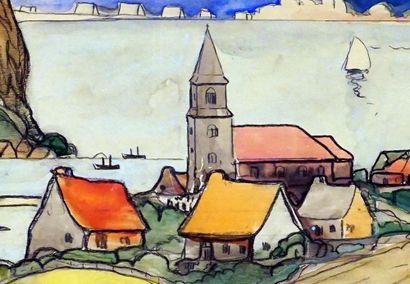 null FORTIN, Marc-Aurèle (1888-1970)

Untitled - Village by the water

Watercolour

Signed...