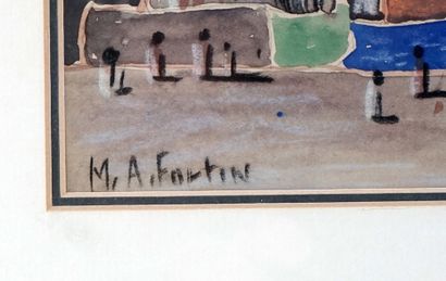 null FORTIN, Marc-Aurèle (1888-1970)

"Port de Montréal"

Aquarelle

Signed on the...