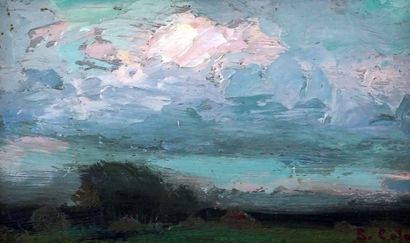 null SUZOR-COTÉ, Marc Aurèle de Foy (1869-1937)

"Étude de ciel"

Huile sur carton

Signée...