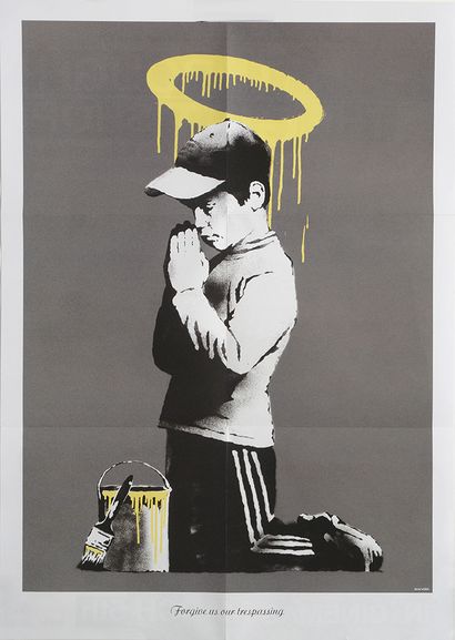  BANKSY (1974-) 
Lithographie offset 
Signée en bas à droite dans la plaque: Banksy...