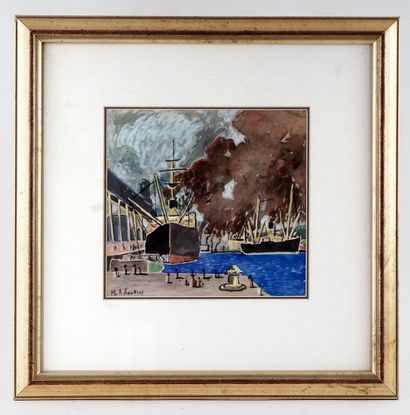null FORTIN, Marc-Aurèle (1888-1970)

"Port de Montréal"

Aquarelle

Signée en bas...