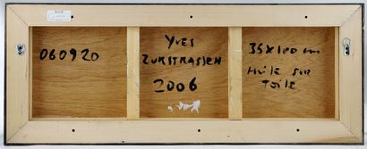 null ZURSTRASSEN, Yves (1956-)

"060920"

Oil on canvas laid on board

Signed, dated...