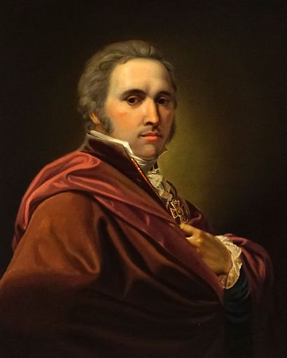 null ÉCOLE EUROPÉENNE XIXe

À la manière de Johann Baptist I VON LAMPI (1751-1830)

Portrait...