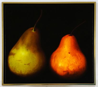 null RAINS, Malcolm (1947-)

"Pear study"

Oil on canvas

Titled and dated on a label...