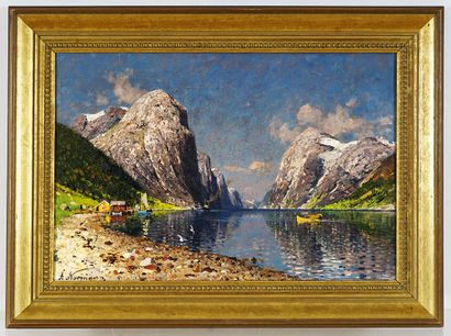 null NORMANN, Adelsteen (1886-1960)

Untitled - Lake scene

Oil on canvasàSigned...