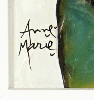  HUDON, Normand (1929-1997) 
"Anne-Marie" 
Huile sur isorel 
Signée en bas à droite:...