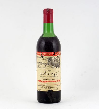 Château Margaux 1961 - 1 bouteille (Collection...